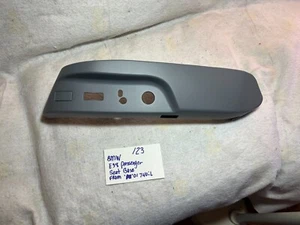 BMW E38 '98 740iL 740i gray passenger side underseat outer trim item #123 - Picture 1 of 3