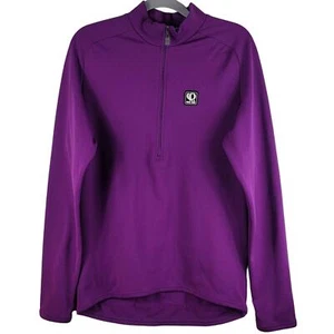 Pearl Izumi Technical Purple Cycling Pullover 1/4 Zip Jacket L  - Picture 1 of 5