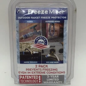FREEZE MISER Outdoor Faucet Freeze Protector 2 Pack - Picture 1 of 4