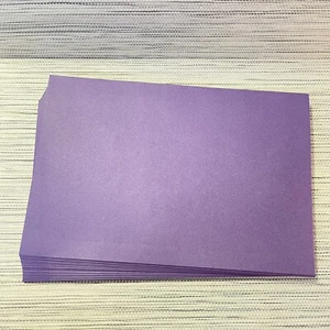 Marmeladenpapier 6 x 9 Broschürenumschläge 25 Stück Deep Purple gummierte Klappe - Bild 1 von 4