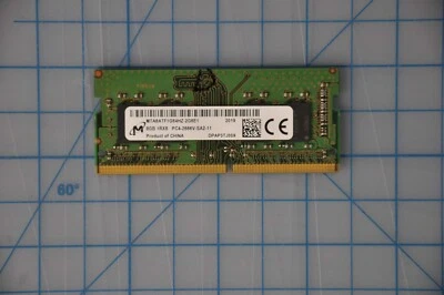 MICRON 16GB 2X8GB 1RX8 DDR4 PC4-21300 2666MHZ MEMORY MTA8ATF1G64HZ-2G6E1 - Image 1 of 2