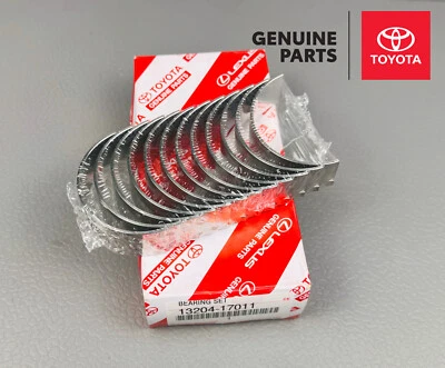 13204-17011 GENUINE TOYOTA Land Cruiser 1HZ 1HDT 1HDFT Rod Bearing Set NEW OEM - Image 1 of 4
