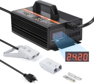 Cargador de batería para carretilla elevadora 24V 20A cargador completamente automático cargador de batería de plomo ácido Foto 1 de 4