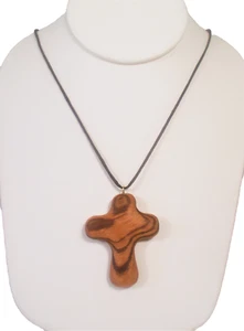 New Fine Handcrafted Hickory Wood Pendant Necklace - 20 inches long - Picture 1 of 5
