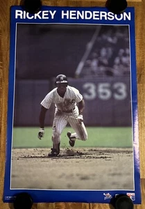 New Old Stock - 1987 Rickey Henderson STARLINE POSTER New York Yankees - Picture 1 of 1