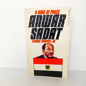 Anwar Sadat: Un hombre de paz. Biografía del presidente egipcio de George Carpozi Jr. - Imagen 1 de 7