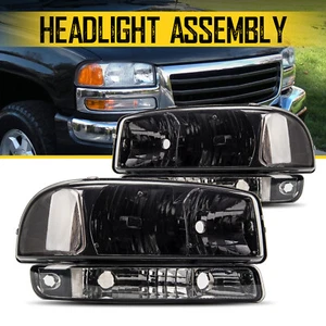 KAC Headlight Assembly For 99-06 GMC Sierra 2000-2006 Yukon DOT&SAE OE Part - Imagen 1 de 12