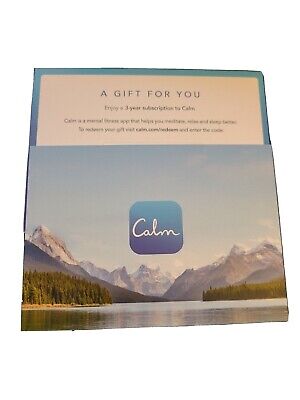 Calm 3 Year Membership Gift Cards For Sale • 95$