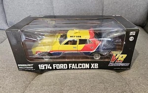 1:18 FORD XB FALCON MFP MAD MAX SEDAN V8 INTERCEPTOR GREENLIGHT 1974 - Picture 1 of 4
