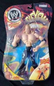 WWE CHRIS JERICHO 2003 Flex'ems Wrestling BLACK TIGHTS Jakks Action Figure FOZZY - Picture 1 of 24