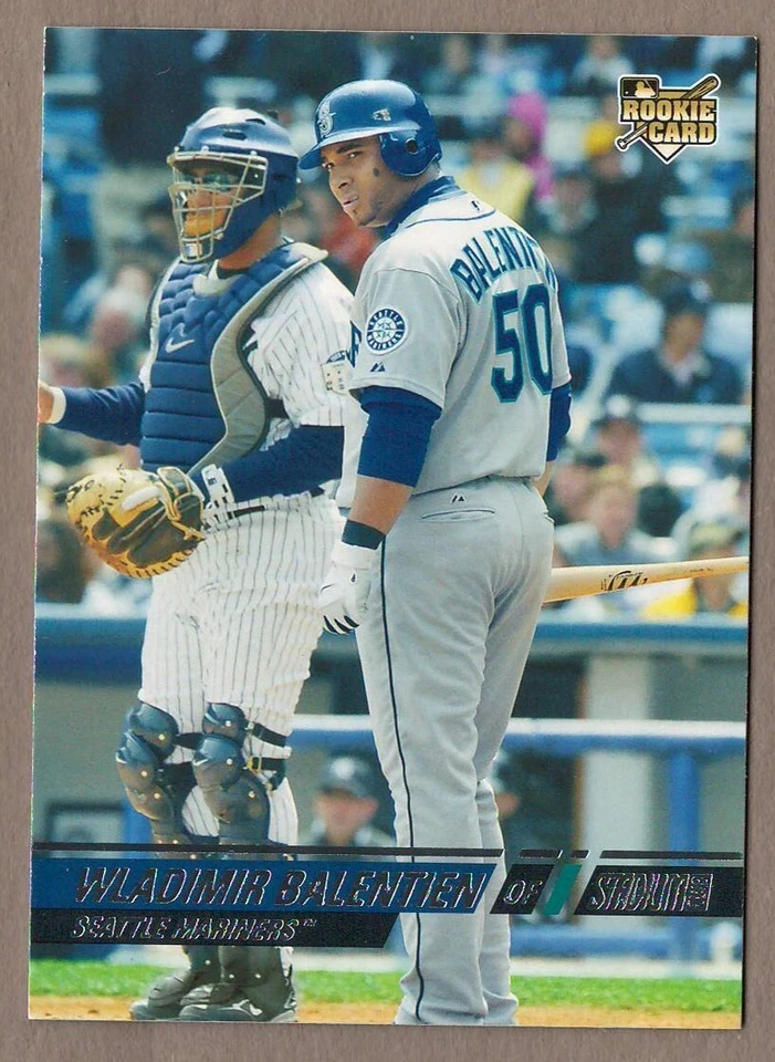 WLADIMIR BALENTIEN 2008 Stadium Club (RC) #134a Rookie Card Logo Mariners Topps - Image 1 of 1