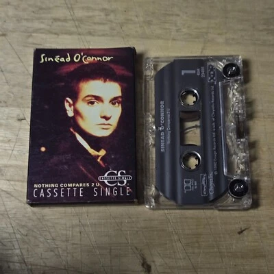 Sinead O'Connor Cassette Single Nothing Compares 2 U Audio Music Prince Foto 1 de 2