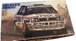 Hasegawa 1:24 Scale Lancia Delta HF16v San Remo Rally '91 Model Kit # CR005:2200 - Picture 1 of 5