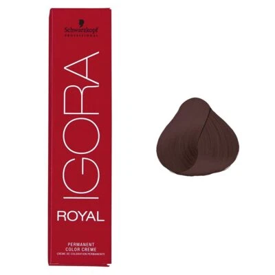 Agente corante de cabelo marrom claro chocolate vermelho 2 oz cobertura de longa duração brilho - Imagem 1 de 2