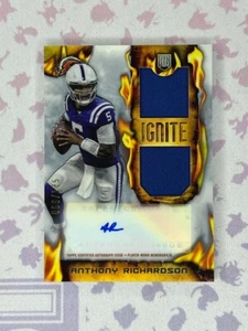2023 Topps Composite Anthony Richardson Resurgence Ignite Patch Auto #066/125 RC - Bild 1 von 2