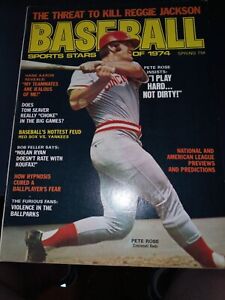 Baseball Sports Stars of 1974  Magazine ( Rose Cover)near mint (see scan)