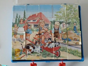 Vintage Würfelpuzzel von der Firma Eichhorn - Bild 1 von 5