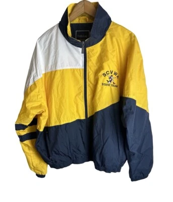 Chaqueta cortavientos vintage de la Asociación de Lucha del Valle de Santa Clara para hombre talla XL Foto 1 de 4