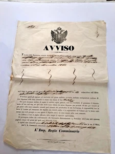 Avviso pubblico del comune di Anfo per riaffittanza pascolo 1857 - Picture 1 of 1