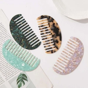 Brush Tortoise Shell Hairdressing Comb Hair Styling Tool Acetate Hair Combs - Picture 1 of 20