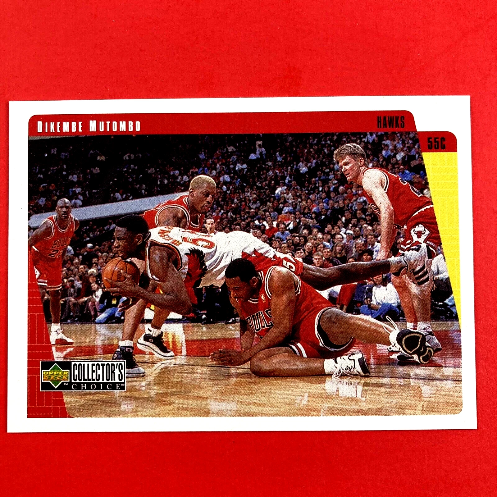 Dikembe Mutombo 1997-98 Upper Deck Collector's Choice Card #2 NBA Atlanta Hawks