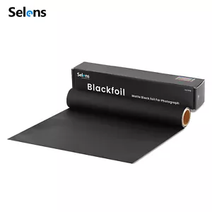 Rotolo pellicola nera selens opaco pellicola per modellare sfondo fotografico luce - Foto 1 di 12