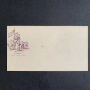 3/3031 US Stamp 1860's Civil War Patriotic Color Cover Off For The War Unused - Picture 1 of 4