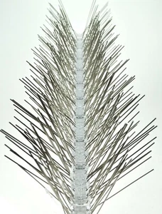 Pigeon Control Spikes Pre-assembled Rust Free Deterrent Vogelspikes Panel 50cm - Picture 1 of 3