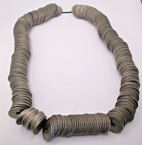 Rare - Papua New Guinea 250 Coins x 1 Kina Bridal Necklace 1975 1995 1996 1998 - Picture 1 of 11