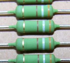2 pcs 390 ohms 1W metal oxide resistor. - Picture 1 of 1