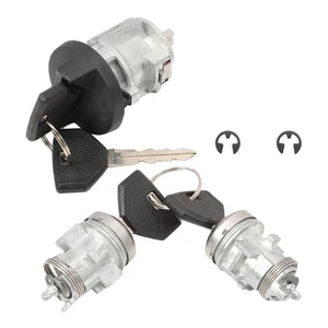 Replacement Ignition Switch Lock Cylinder with 2 Door Locks and Keys for Dodge - Picture 1 of 7