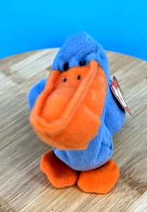 Giocattolo Happy Meal TY McDonald's Teenie Beanie Baby "Scoop" the Pelican 1993 #8 - Foto 1 di 7