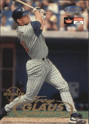 Fleer Platinum 2001 20 aniversario reimpresiones #15 Troy Glaus 98UPD - BB Foto 1 de 2