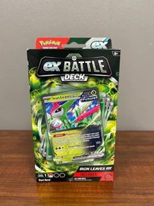 POKEMON TCG HOJAS DE HIERRO EX MAZO DE BATALLA SELLADO DE FÁBRICA 60 cartas - Imagen 1 de 5