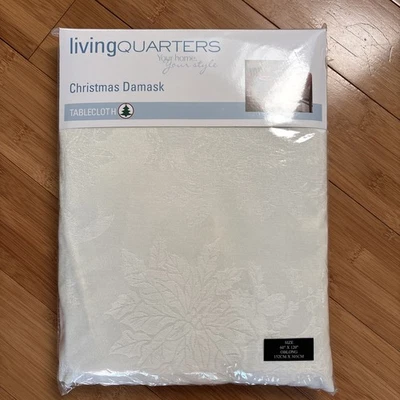 NWT Christmas Damask Tablecloth 60”x 120” - Image 1 of 4