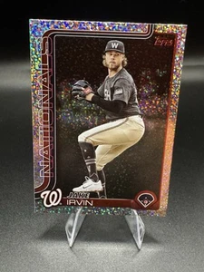 2025 Topps Series 1 Celebration Jake Irvin Confetti Foil Parallel - Bild 1 von 2