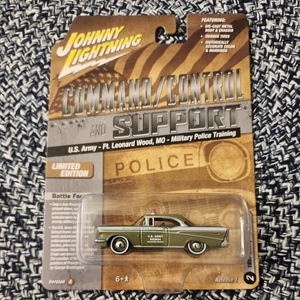 NEW Johnny Lightning US Army Ft Leonard Wood Police Training 1957 Chevy Bel Air - Picture 1 of 2