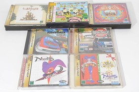Sega Saturn 7 Game Lot Nights Daytona Sega Rally NTSC-J Japan Untested Japanese