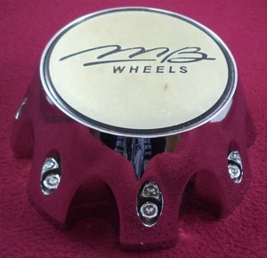 MB Motorsports Wheels Chrome Custom Wheel Center Cap # BC-790HS (1) USED - Picture 1 of 3