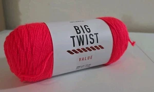 Big Twist Yarn - Diva Pink 380 Yards /6 oz - New - Picture 1 of 3