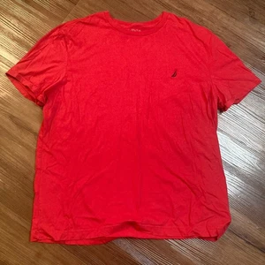 Camiseta Nautica Sleepwear Para Hombre Talla XXL Roja Manga Corta Cuello Redondo Logo - Imagen 1 de 10