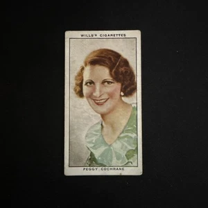 Wills’s Cigarette Card - Radio Celebrities 1934 - Peggy Cochrane - Picture 1 of 2