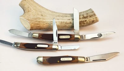 Navaja de bolsillo 3 Schrade USA OLD TIMERS 340T 120T 1080T Foto 1 de 4