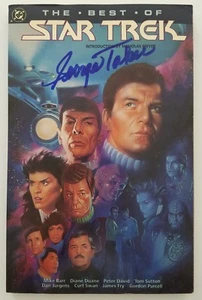 George Takei Signed Best Of Star Trek Paperback Comic Book Mr. Sulu Legend RAD - Picture 1 of 1