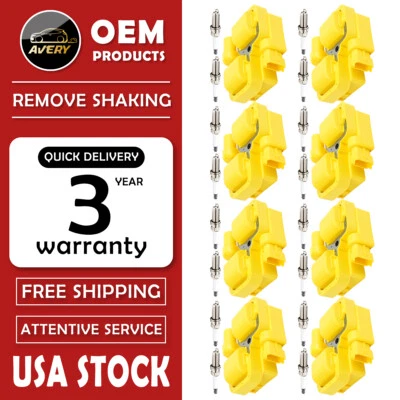 Enhanced 8 Ignition Coil & Spark Plug For Mercedes-Benz C CL CLK ML Class UF359 Foto 1 de 4