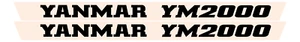 Calcomanías para tractor Yanmar 2000 - Imagen 1 de 1