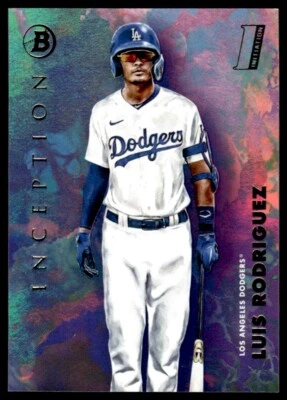 2021 Bowman Inception Luis Rodriguez Los Angeles Dodgers #28 - Image 1 of 2