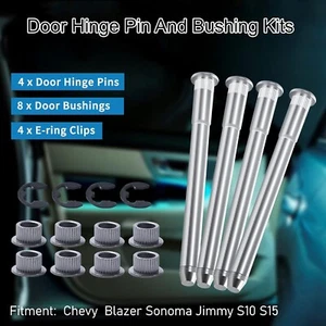 Door Hinge Pins Bushings Repair Kit Fits Chevy 1994-2004 GMC Fullsize Truck SUV - Bild 1 von 9