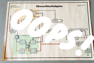 SCHAUTAFEL/LEHRTAFEL DER NVA UKW FUNKGERÄT R 107 - Bild 1 von 1
