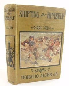 circa 1900 American Football publisher's binding. Shifting for Himself, H. Alger - Bild 1 von 12